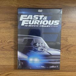 Fast & Furious 10-Movie Collection DVD