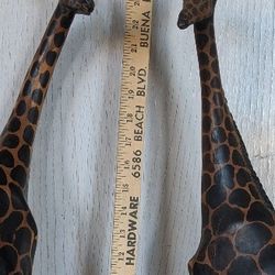 Hand Carved Giraffe 