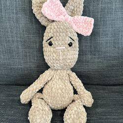Handmade Crochet Bunny Plushie 🐰