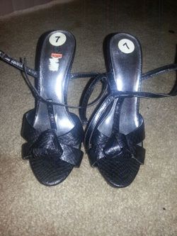 Black high heels
