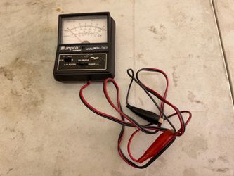 Vintage SUNPRO Actron Model CP7603 Dwell Tach Diagnostic Meter Analog Automotive