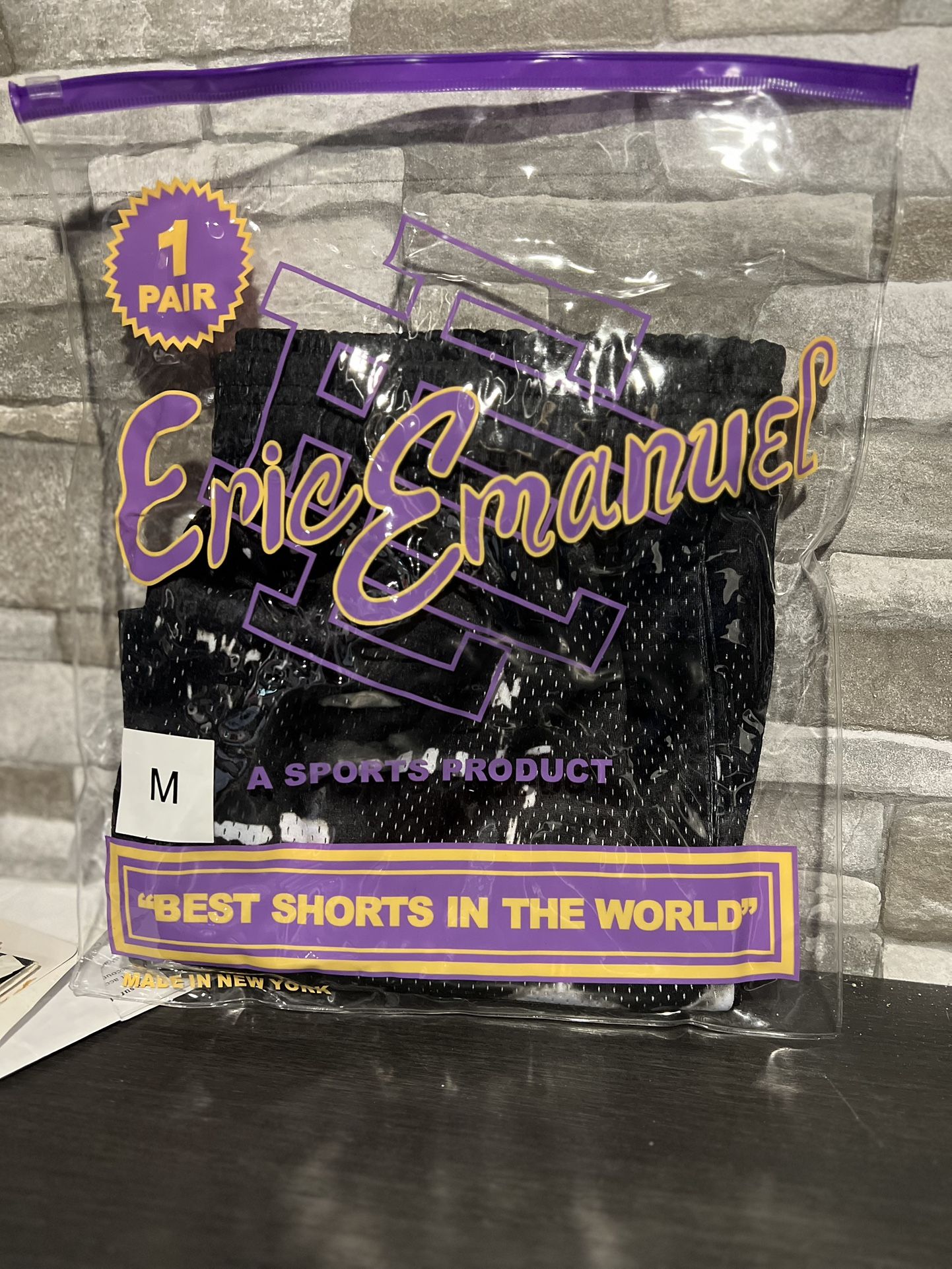 EE Shorts Black City Skyline