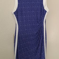 Nice blue and white dress only worn twice