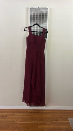 Burgundy Evening Gown