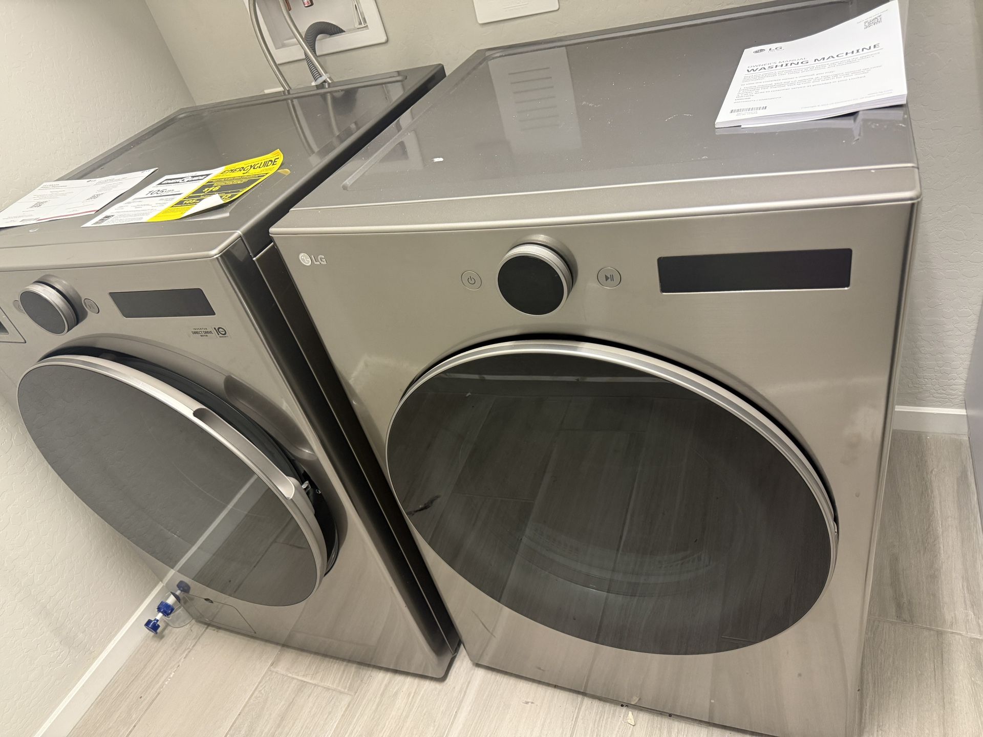 LG Washer and Electric Dryer