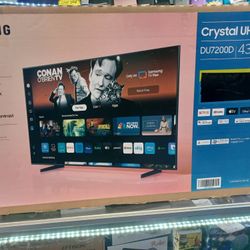 Best Deals.  43" Screen Led Smart 4k By Samsung.  2024 Model 