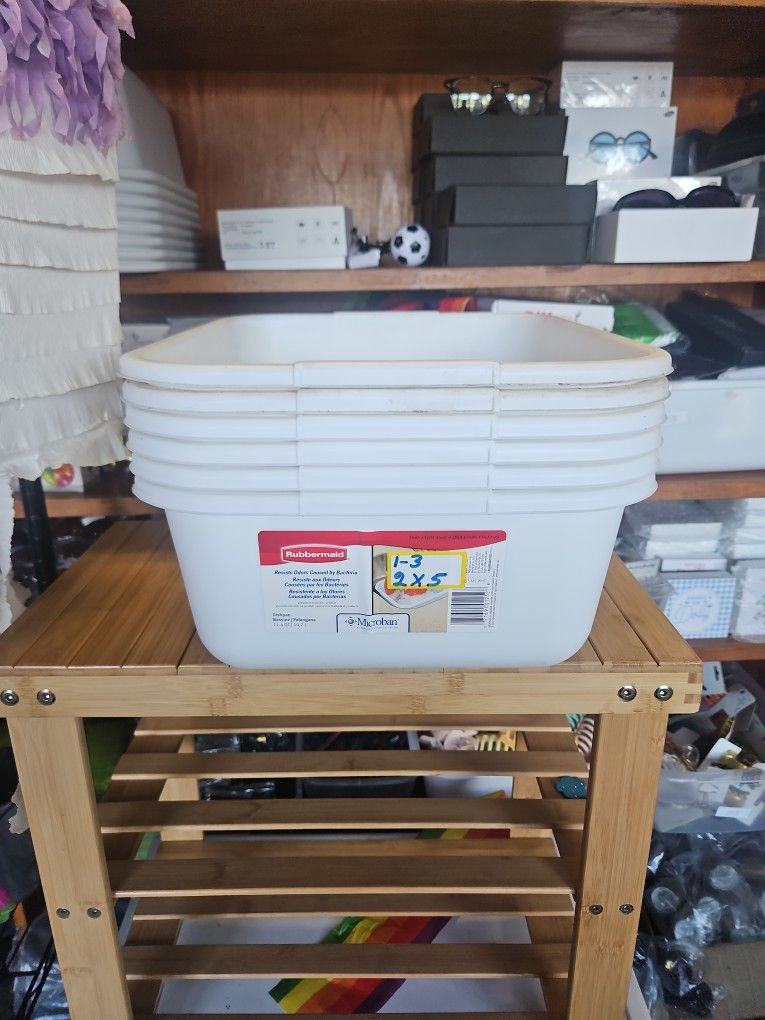 Dishpan Para Los Trastes O Multi Usos Blanco Nuevos