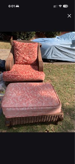 Wicker patio furniture