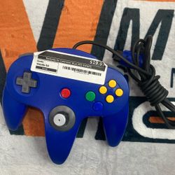 Nintendo 64 Controller Blue Pre Owned 