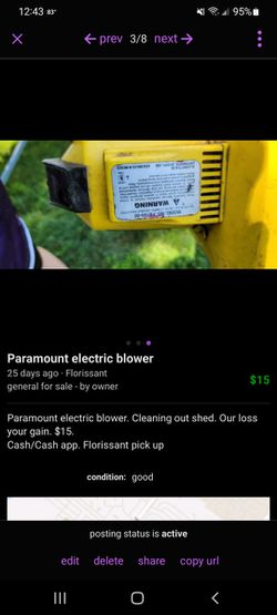 Paramount Electric Blower  Thumbnail