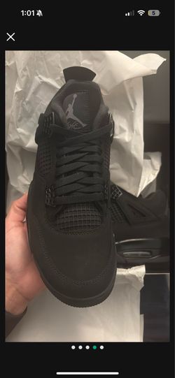 Jordan 4 black cat size 10 DS