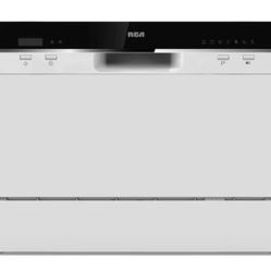 RCA RDW3208 Home Kitchen 6 Place Setting Portable Countertop Dishwasher, White, New