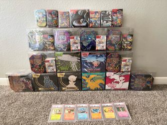 Pokemon TCG Sealed + Graded Mixed Lot Charizard Perfect Order Chaos Rising reasonable offers only