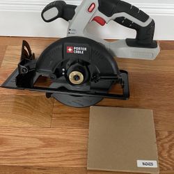 Porter Cable 20v Circular Saw With 6-1/2 Blade