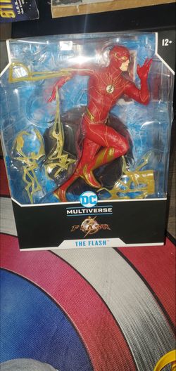 Flash and joker and backgroll action figures