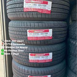 235/65R16C Load C Cargo Set of Tires Installed and Balanced Set de Llantas Nuevas Instaladas y Balanceadas