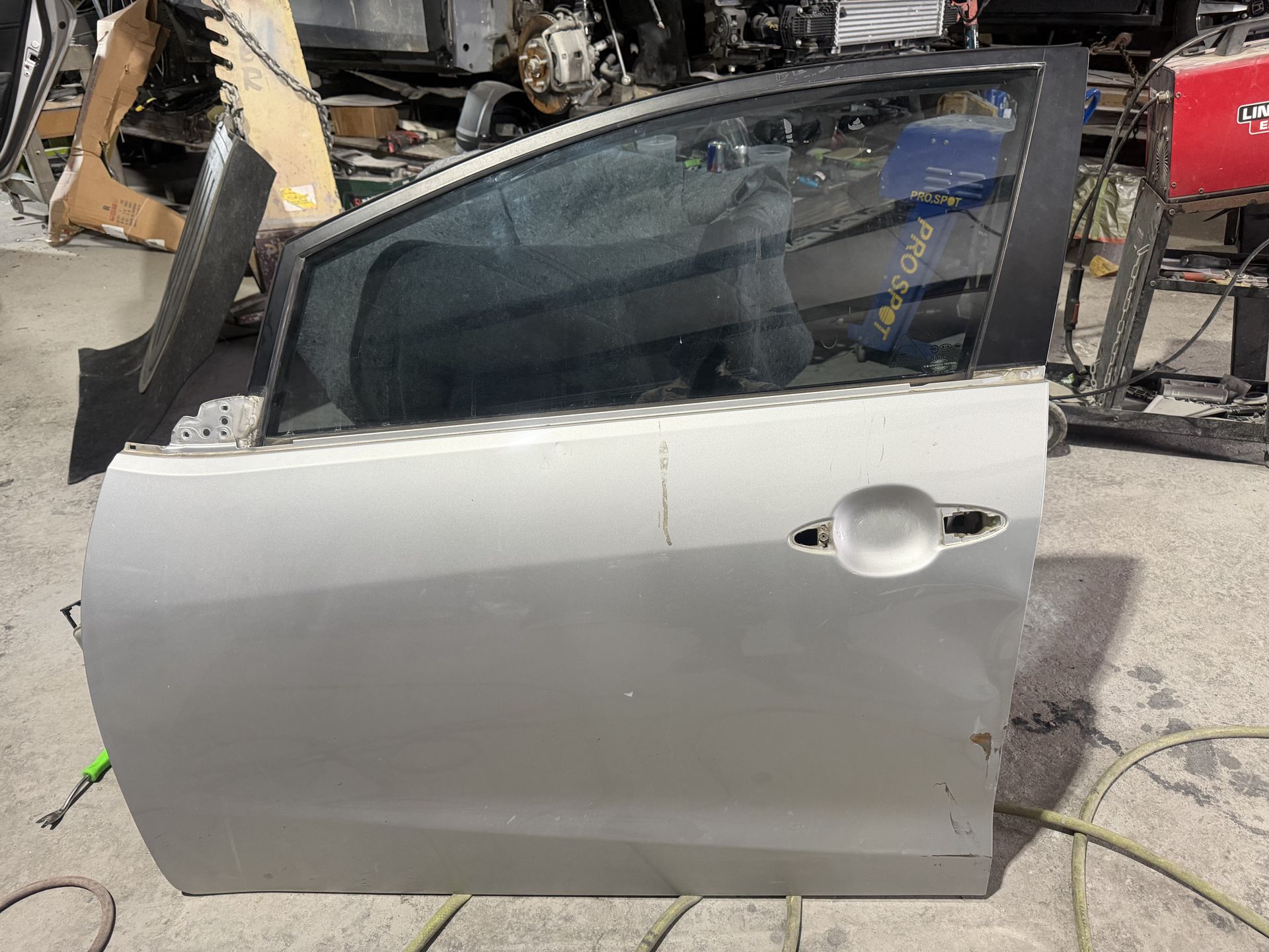 Kia Forte 2015 Driver Side Front Door – OEM – Silver