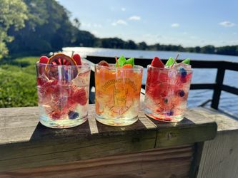 Summer Drink Candle, handmade with love.