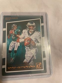 2020 Panini Donruss Rated Rookie Jalen Hurts #314 trading card.  