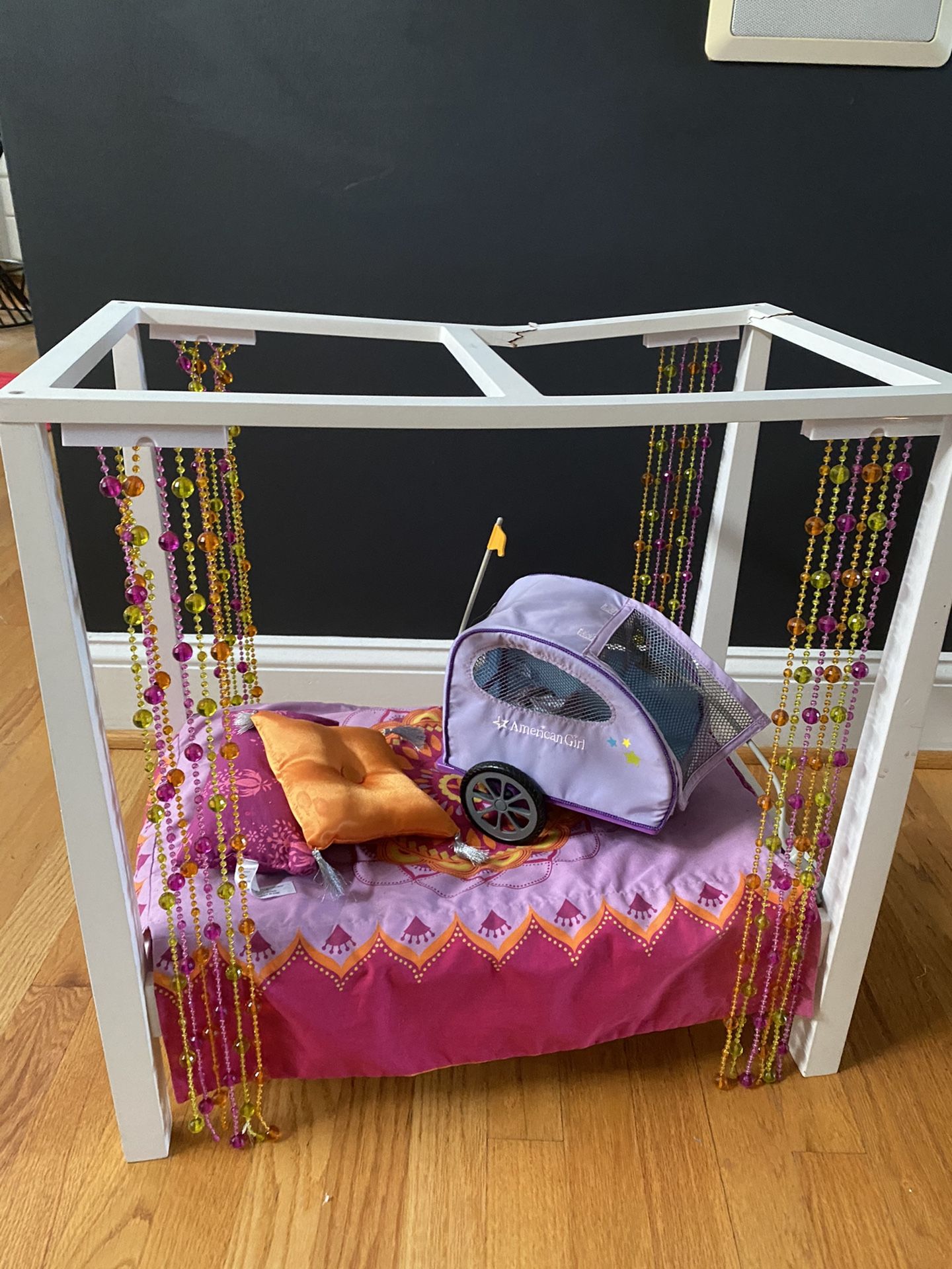American Girl Doll Bed & Pet Carrier
