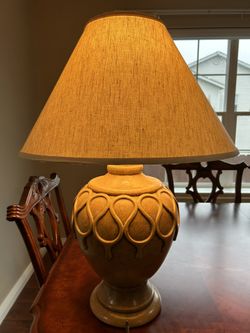 Golden Vintage Side Lamp 