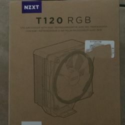 NZXT T120 CPU Air Cooler (white)(see description)