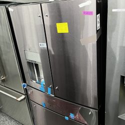 OPEN BOX CAFE SMART STAINLESS STEEL COUNTERDEPTH 4 DOOR REFRIGERATOR 