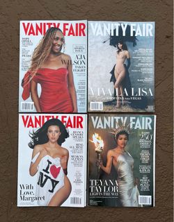 4 Brand new 2026 Vanity Fair fashion magazines