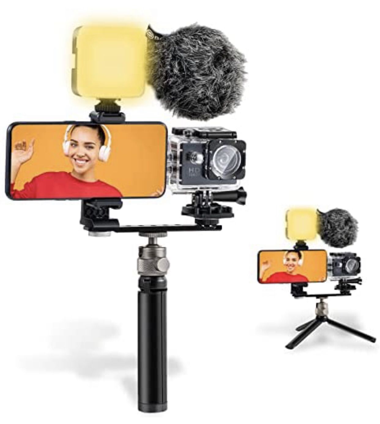 Vlogging Kit- AlloyStorm Pro-7 Youtube Equipment