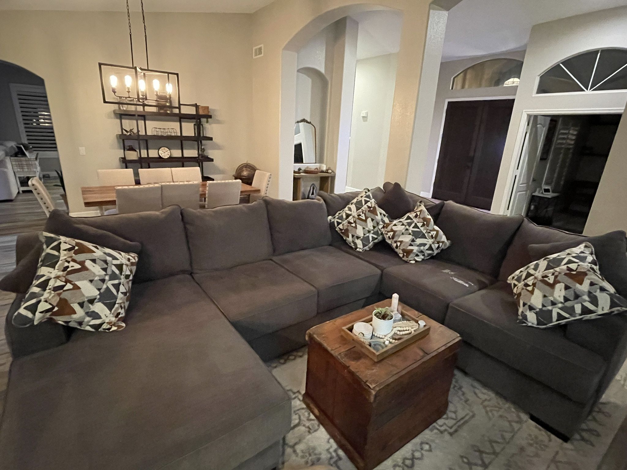 Sectional Couch w/ Pillow Set - $150 OBO