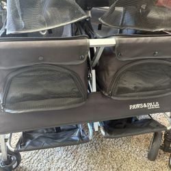 Pet Double Stroller For Dogs