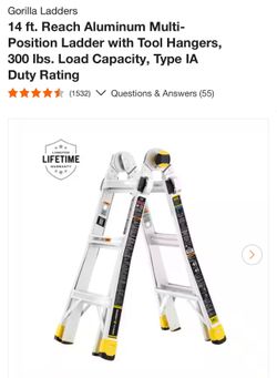 Gorilla ladder 14’