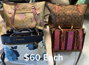 Michael Kors and Coach purses $60 each