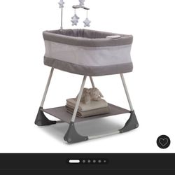 Simmons Kids Grey Bassinet 