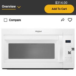 Brand New Whirlpool Microwave 