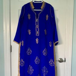 Royal Blue Dress (Indian Suit)