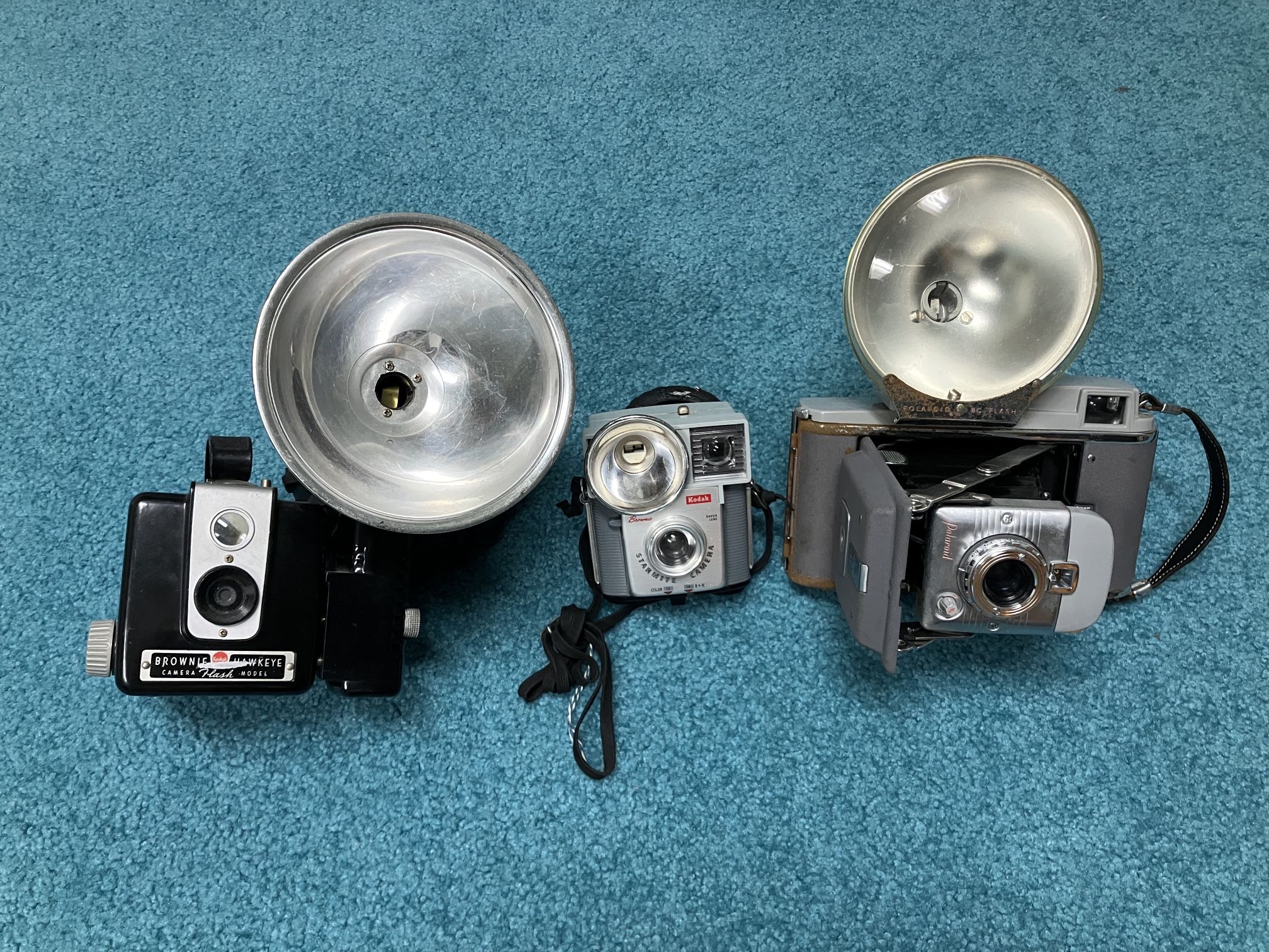 Vintage Polaroid Land Camera and BROWNIES