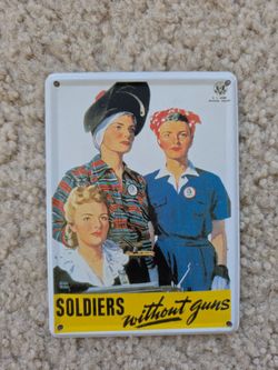 Brand New WW2 Collectable Tin Card with Magnet