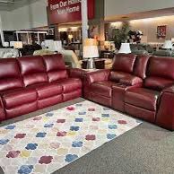 In Stock. Ashley Millennium Garnet Red Leather Top Grain High End Ashley Power Set Was $4999. Now $3300. Must Sell Can Deliver. 