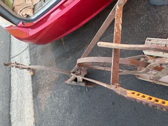 Antique Cast Iron Push Plow