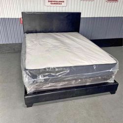 Queen Size Bed With Mattress And Box Spring For Sale! Same Day Delivery! New In Box! 
