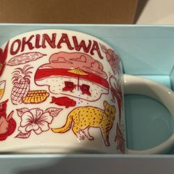 Brand New Starbucks OKINAWA JAPAN Been There Series Ceramic Coffee Mug Cup 14oz Gift Box