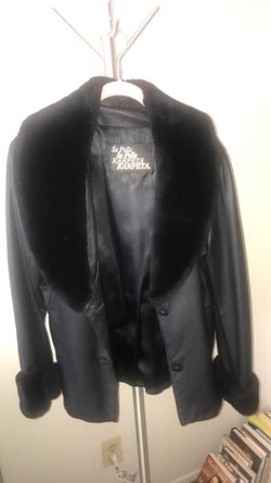 Black Leather la Pelle Karpeta Women’s Jacket