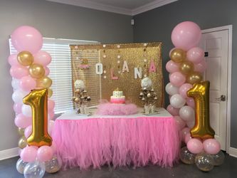 Princess party set up