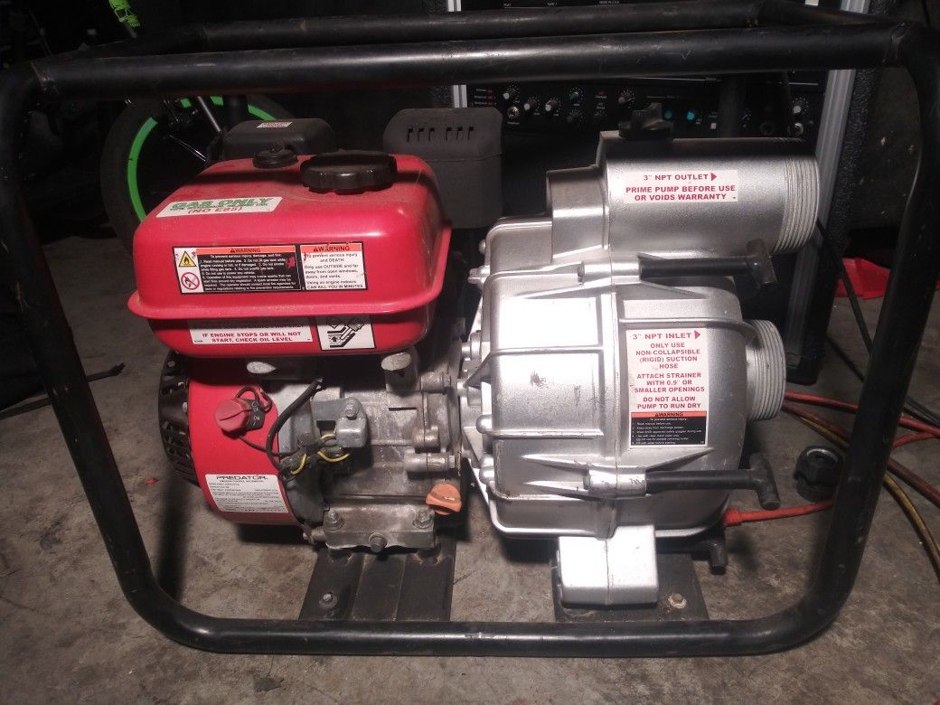 Predator 3" 212cc Water Pump for Sale in Elk Grove, CA OfferUp