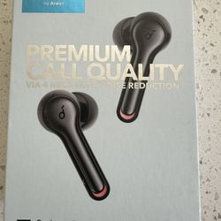 Soundcore Anker Liberty Air 2 Wireless Earbuds, Diamond-Inspired Drivers, Bluetooth Earphones, 4 Mics, Noise Reduction, 28H Playtime, HearID, Bluetoot