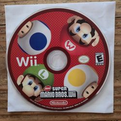 Wii Super Mario Bros Game.  Check Out My Other Listings For More Wii Games 