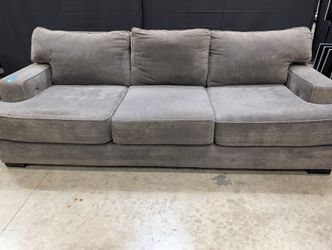 Pacific Furniture Industries Modern Grey Three-Seater Sofa with USB Port