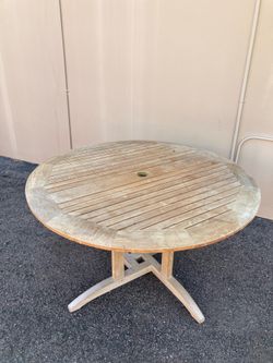 Outdoor Patio Wood Table