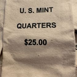 Beautiful. Vintage Quarter Bags 